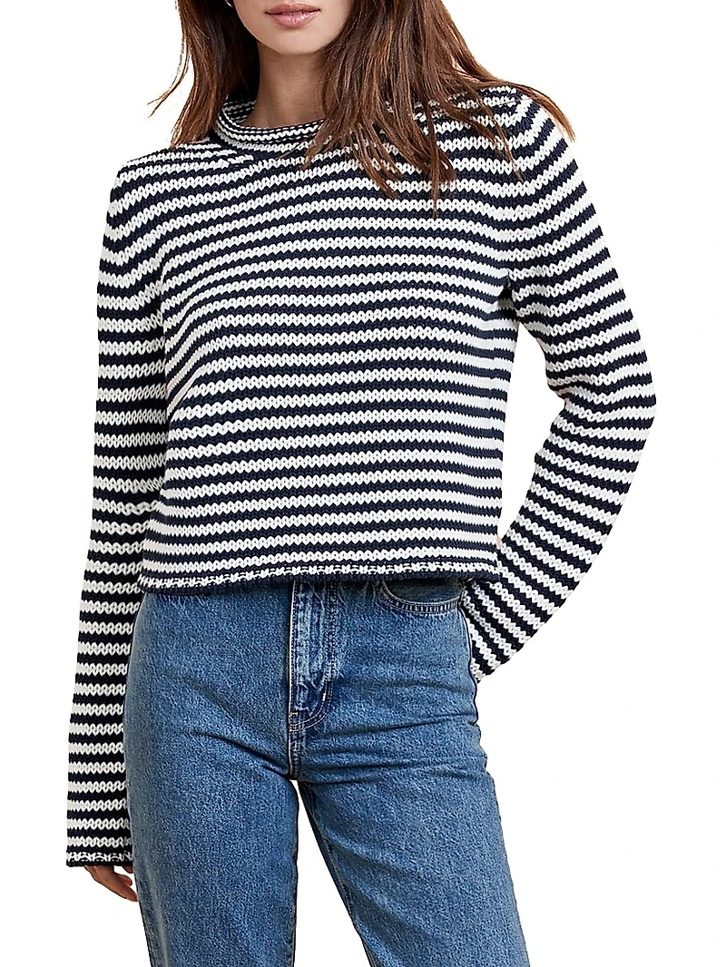 Fine Stripe Mini Marina Sweater