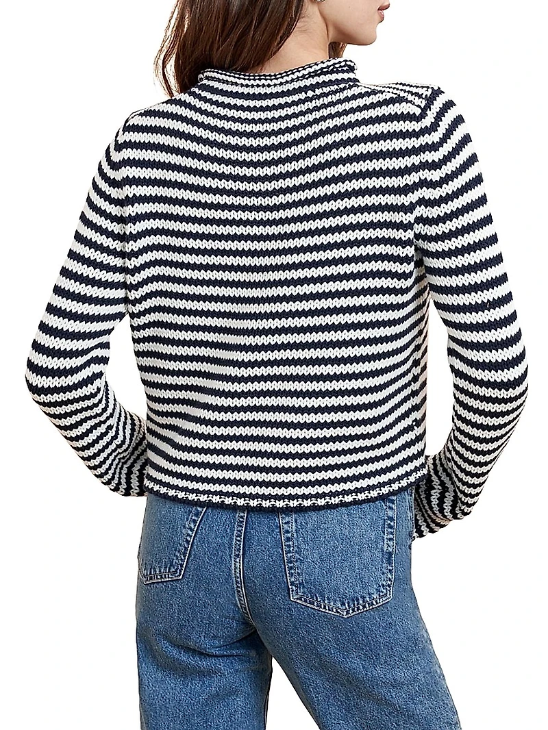 Fine Stripe Mini Marina Sweater
