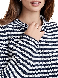 Fine Stripe Mini Marina Sweater
