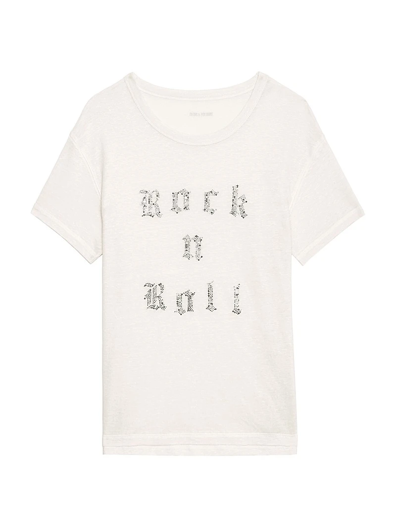Marta Linen Rock N Roll T-Shirt