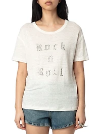 Marta Linen Rock N Roll T-Shirt