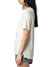 Marta Linen Rock N Roll T-Shirt