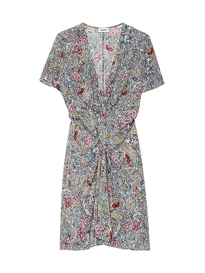 Rozom British Flowers Minidress