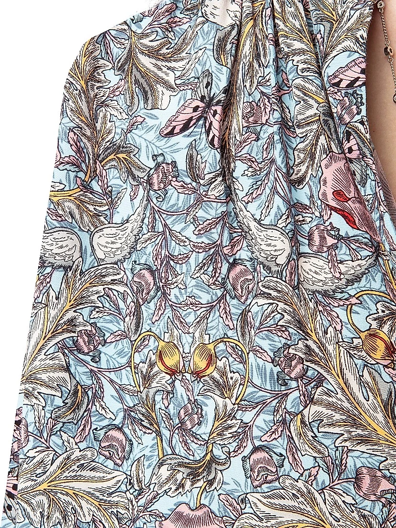 Tink Floral-Print Long-Sleeve Blouse