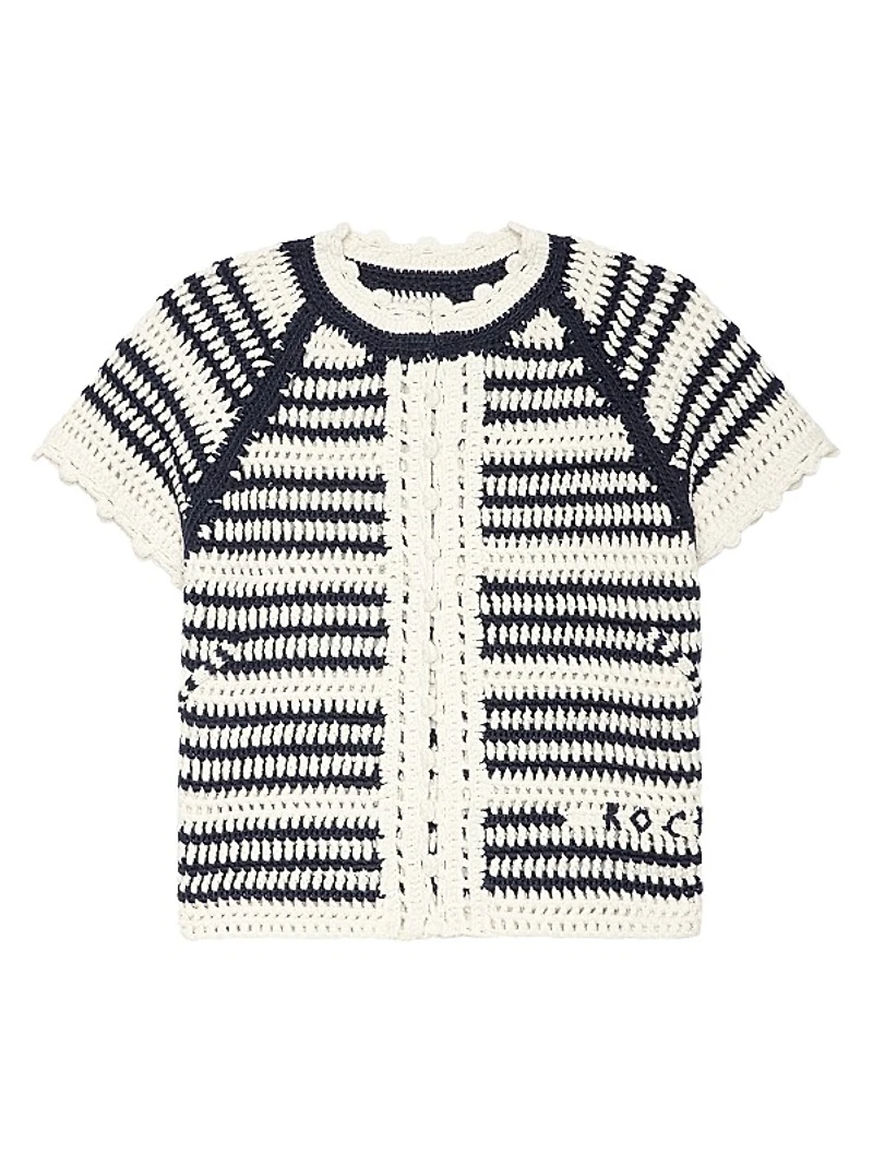 Zelie Short-Sleeve Cardigan