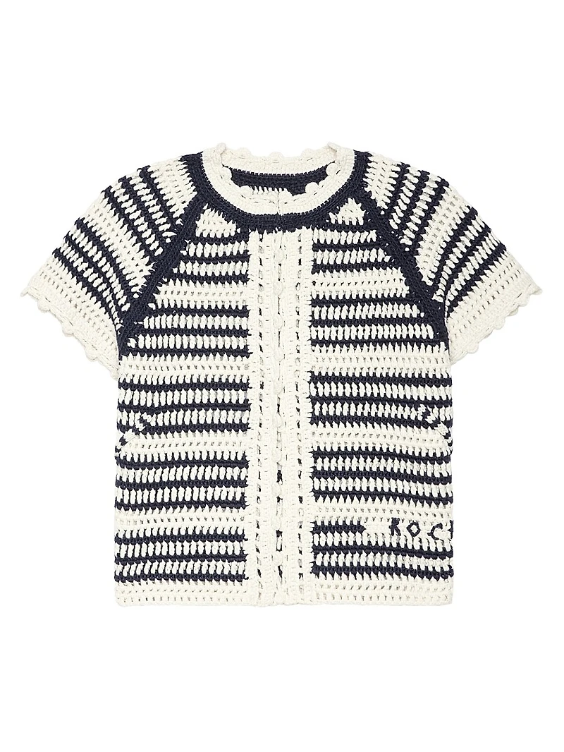 Zelie Short-Sleeve Cardigan