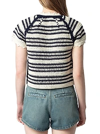 Zelie Short-Sleeve Cardigan