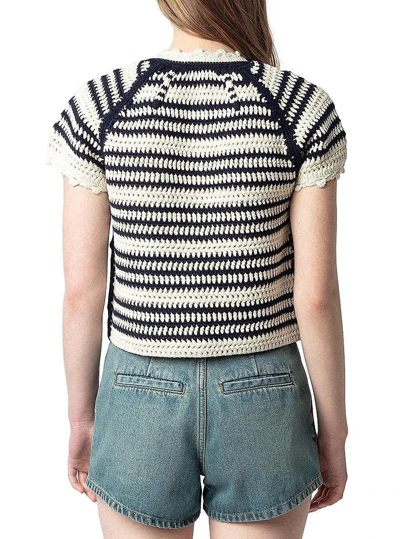 Zelie Short-Sleeve Cardigan