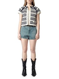 Zelie Short-Sleeve Cardigan