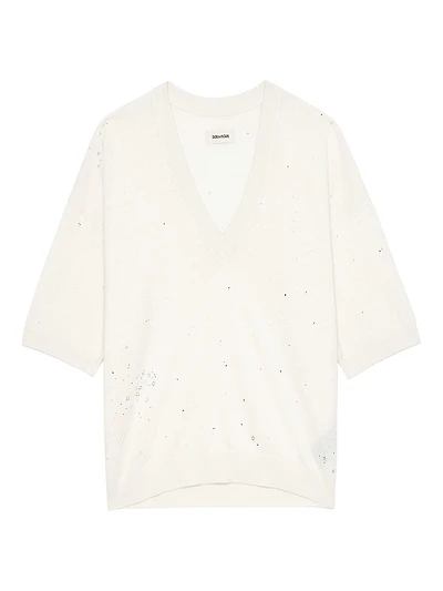 Wully Lico Rhinestone-Embellished Sweater