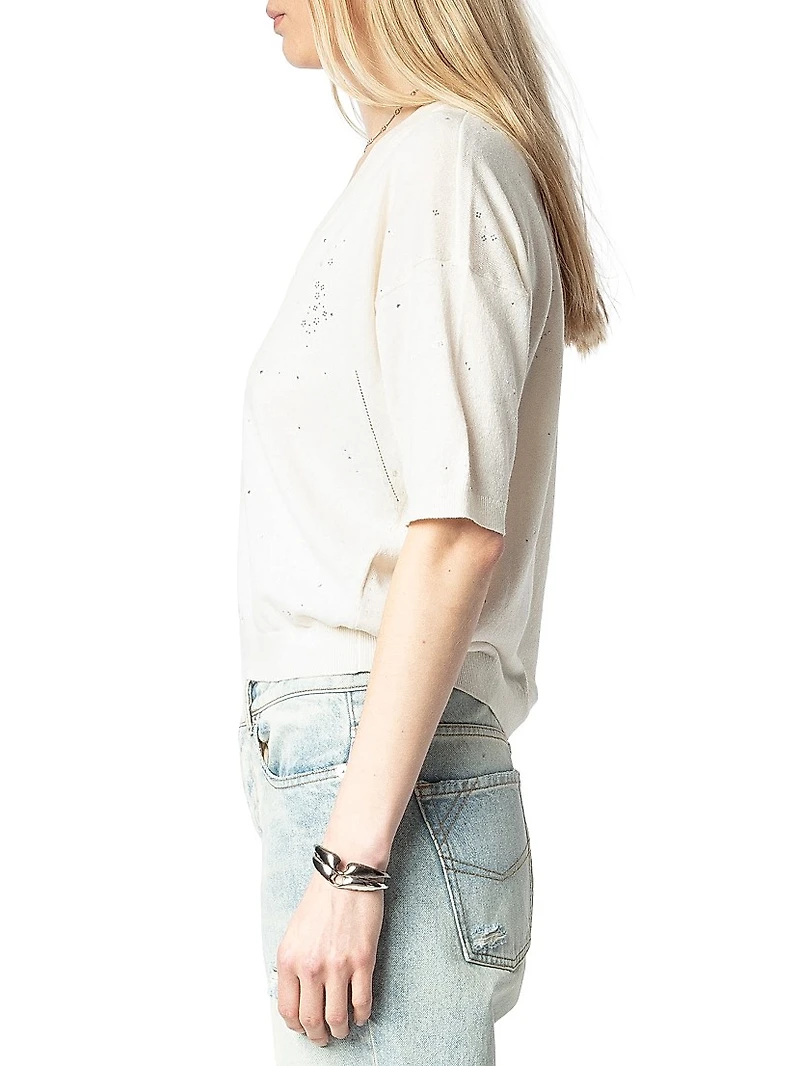 Wully Lico Rhinestone-Embellished Sweater
