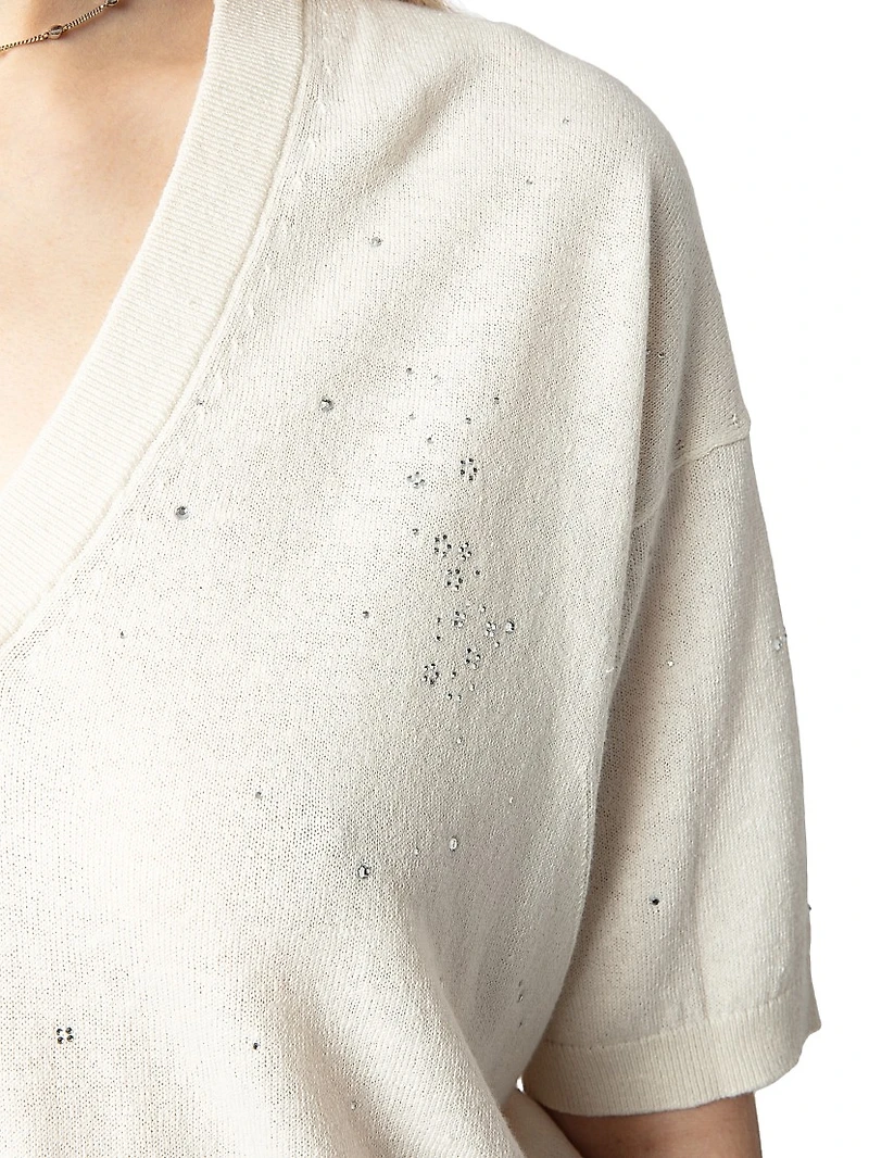 Wully Lico Rhinestone-Embellished Sweater