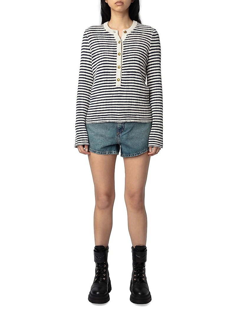 Mandala Henley Sweater