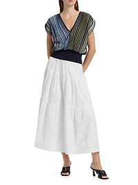 Vanessa Ombre Striped Top