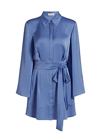 Mariana Tie-Waist Shirtdress