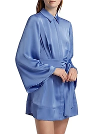 Mariana Tie-Waist Shirtdress