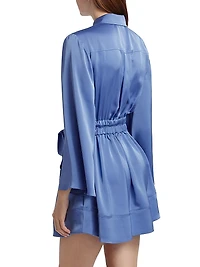 Mariana Tie-Waist Shirtdress