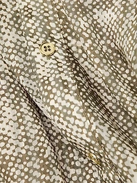 Pauline Printed Silk-Blend Blouse