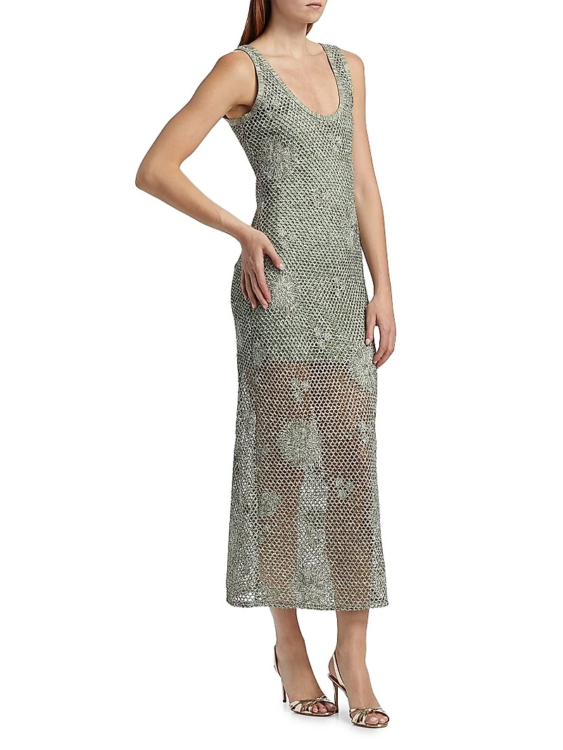 Liliana Knit Sleeveless Midi Dress
