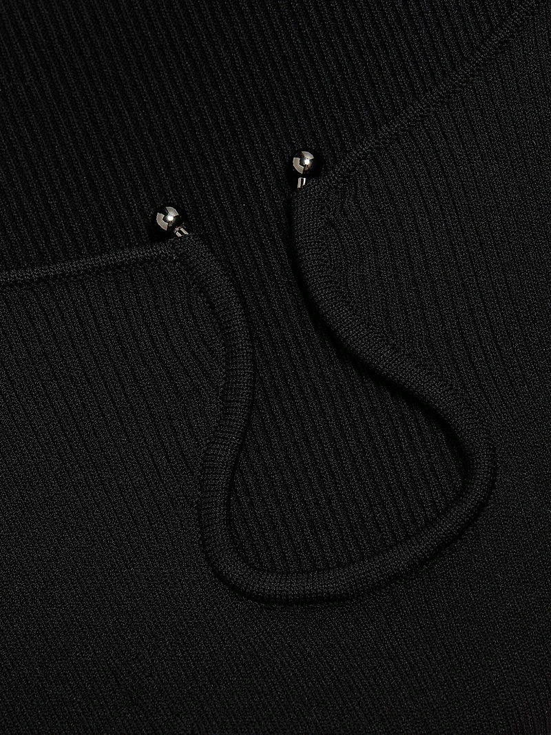 Lylia U-Ring Long-Sleeve Top