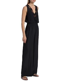 Nayeli Lace-Trimmed Jumpsuit