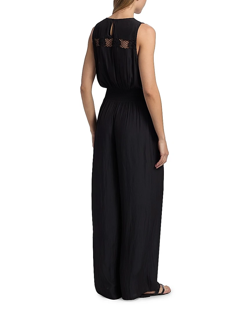 Nayeli Lace-Trimmed Jumpsuit
