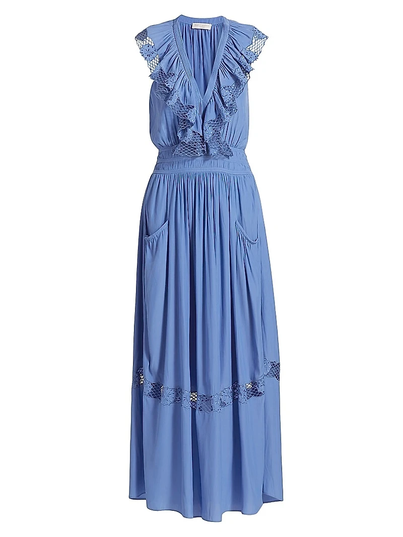 Laila V-Neck Maxi Dress