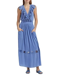 Laila V-Neck Maxi Dress