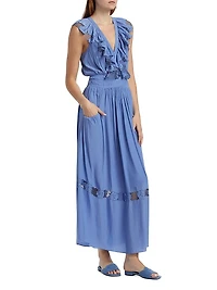 Laila V-Neck Maxi Dress