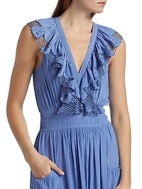 Laila V-Neck Maxi Dress