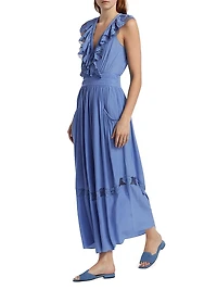 Laila V-Neck Maxi Dress