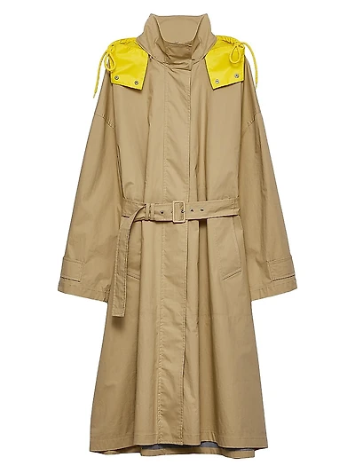 Technical Poplin Raincoat
