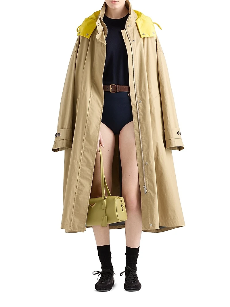 Technical Poplin Raincoat