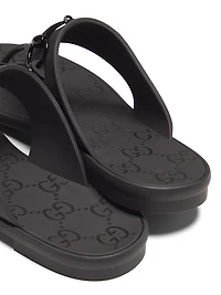 Horesebit Rubber Thong Slide Sandals