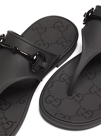 Horesebit Rubber Thong Slide Sandals