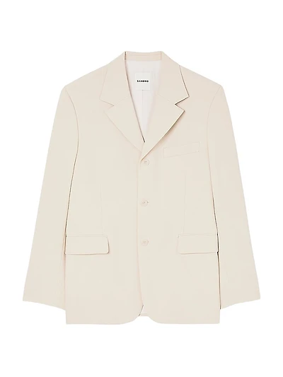 Oversized Wool Suit Jacket