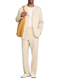 Oversized Wool Suit Jacket