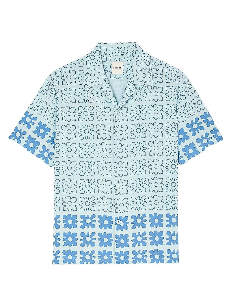 Floral Motif Shirt