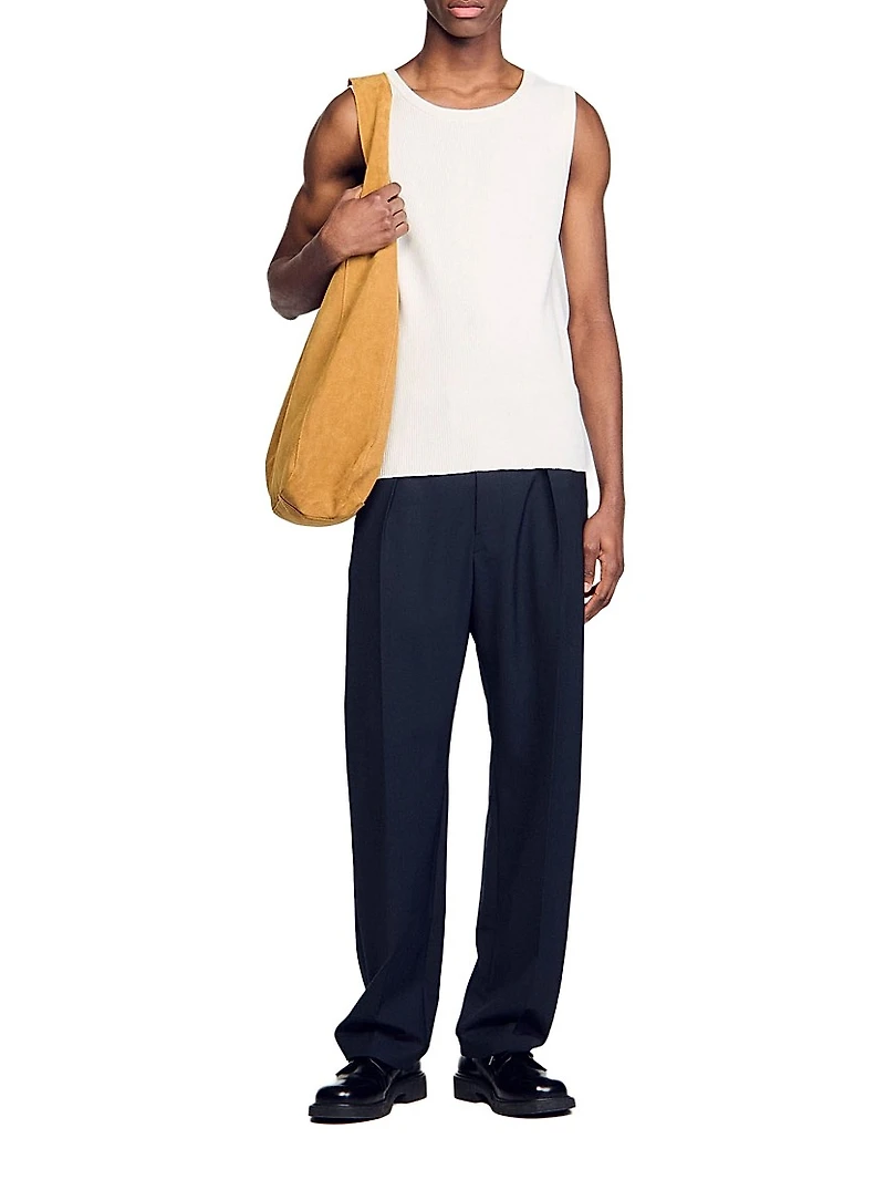 Rib Knit Vest Top