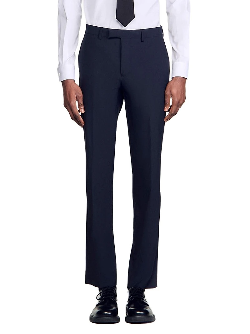 Wool Suit Trousers