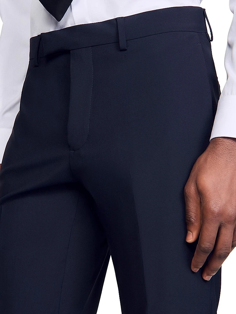 Wool Suit Trousers