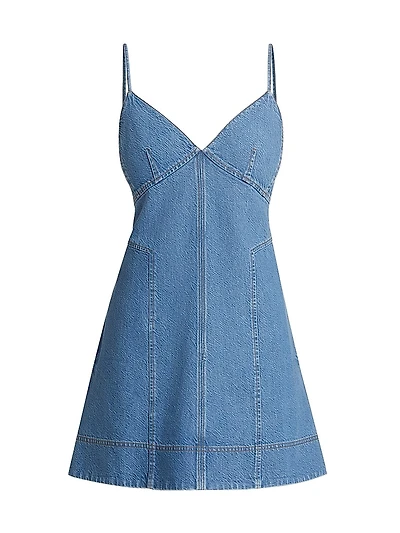 Hendrix Denim A-Line Minidress