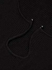 Lyl U-Ring Long-Sleeve Minidress