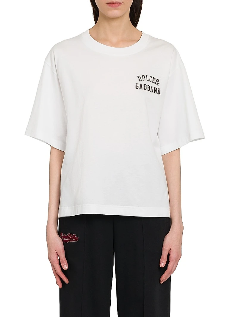 Logo Cotton Boxy T-Shirt