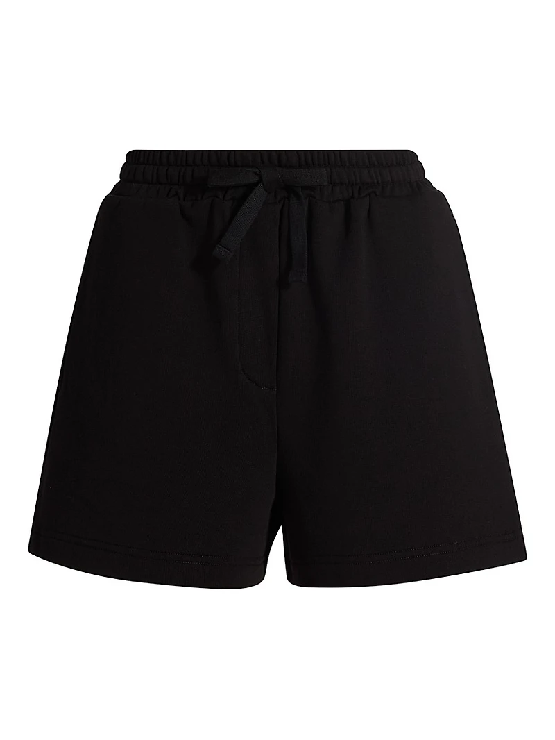 Logo Cutout Sweat Shorts