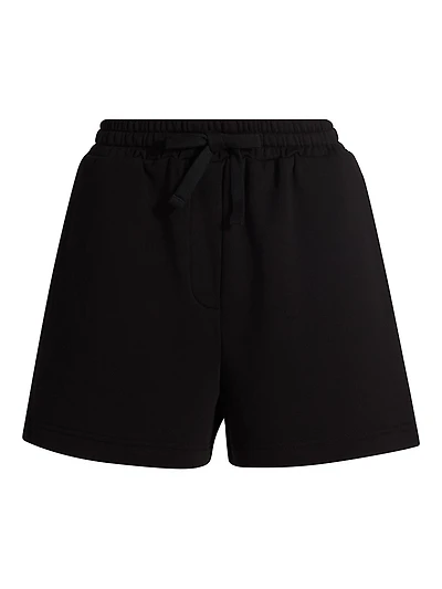 Logo Cutout Sweat Shorts