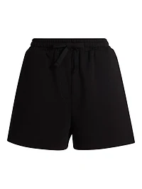 Logo Cutout Sweat Shorts