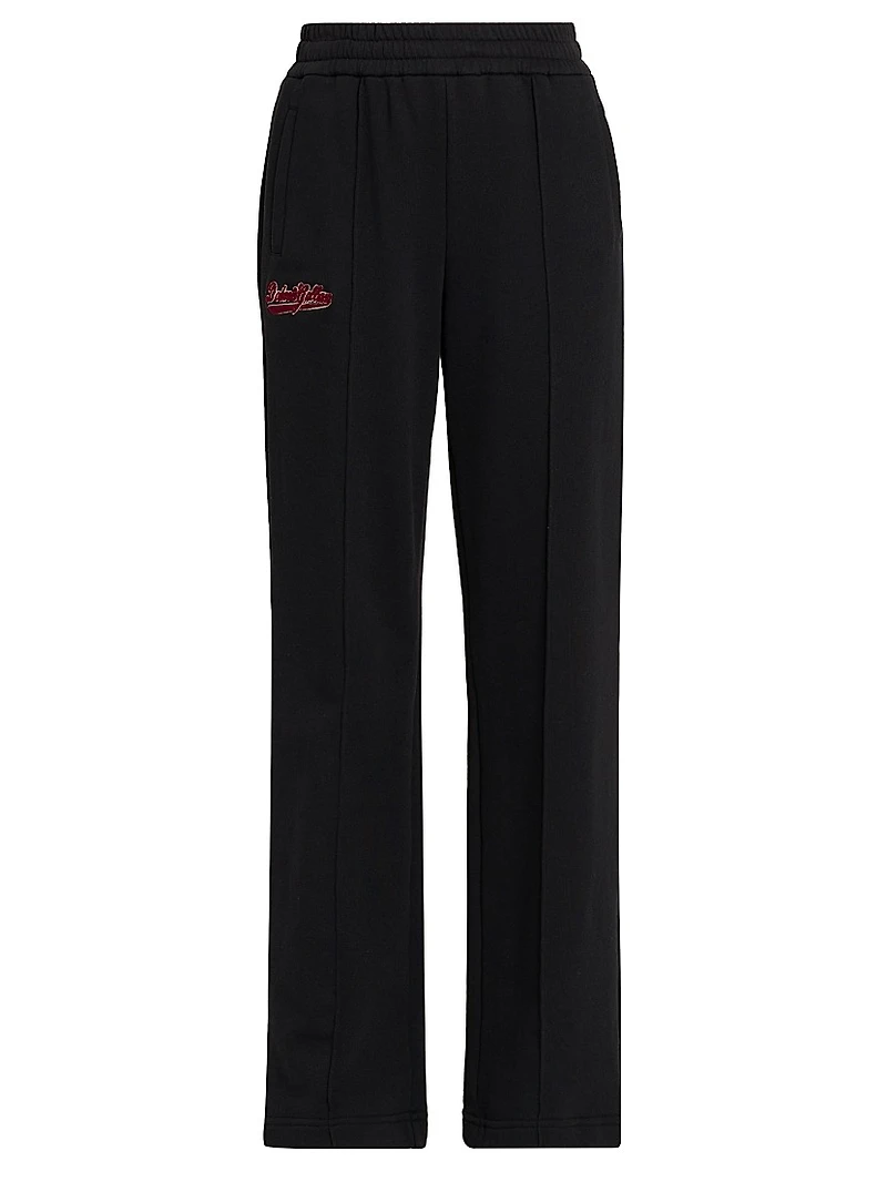 Collegiate Logo-Embroidered Cotton Sweatpants