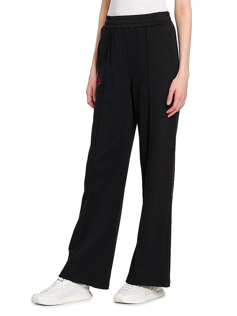 Collegiate Logo-Embroidered Cotton Sweatpants
