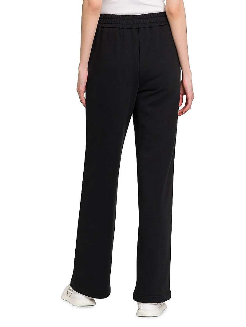 Collegiate Logo-Embroidered Cotton Sweatpants
